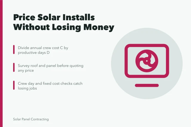Card on pricing solar installer services in eight steps. Solar installer rates that pay the bills and then some for new owners