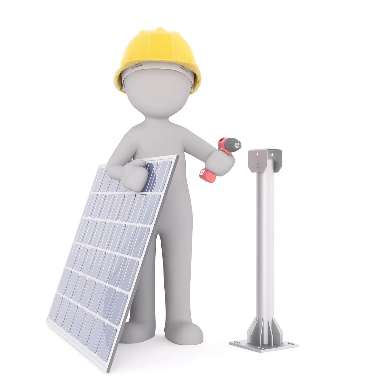 white male, 3d model, isolated, 3d, model, whole body, white, solar industry, solar, solar energy, solar panel, install, workers, assemble, solar panel mount, alternative energy, t